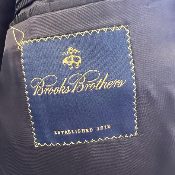 Vintage Brooks Brothers plaid Loro Piana fabric New Zealand merino wool  blazer - Picture 7 of 10